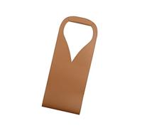Tmboryuu Borsa per vino in pelle PU Sacchetti per vino Light & Comfortable Holder Singola Bottiglia Champagne Beer Bag per picnic all'aperto, Marrone chiaro