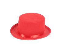 Tmboryuu Cappello a cilindro per adulti/bambini cilindro mago partito costume Fedora Carnevale Rave Party Womens cappelli di feltro con tesa uomo con tesa donne grandi teste tinta unita cappello