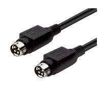 Tmboryuu Cavo per altoparlanti maschio DIN a 4 pin per R1700BT R1600TIII High Fidelitys Sound Wire Metal Shielding ABS Housing High Fidelitys sostituzione del filo