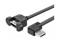 Tmboryuu Cavo prolunga USB 2.0 per tastiere, Right 1M | Connessione alimentazione e trasmissione dati a 480Mbps Supporta ricarica e sincronizzazione per ventola USB,