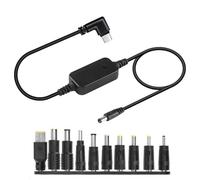 Tmboryuu Cavo Ricarica Sicurezza da Tipo C a DC5.5 con Protezioni da sovracorrente con Regolazione della Tensione per la Sicurezza del Dispositivo Cavo multitensione Tipo C