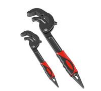 Tmboryuu Chiave regolazione automatica multifunzione professionale in metallo, strumento combinato per tubi apertura rapida, mano industriale