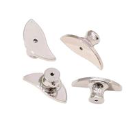 Tmboryuu Confezione da 4 chiusure per orecchini, a forma di luna, adatti per orecchini a perno e luna