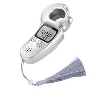 Tmboryuu Contatore Digitale Portatile con, Silver | Dispositivo a schermo per meditazioni, rilassamento, alleviare la tensione, ripristino con visualizzazione