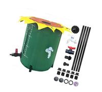 Tmboryuu Contenitore per acqua piovana pieghevole resistente da 13 galloni, design con bordi lisci per irrigazione delle piante e uso esterno, contenitore di raccolta dell'acqua piovana di grande