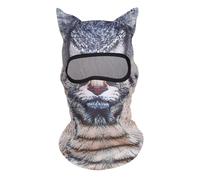 Tmboryuu Coprimazza con design unico con gatti 3D per amanti attivi, con tessuto traspirante che assicura comfort asciutto durante lo sport indossare ciclismo copricapo