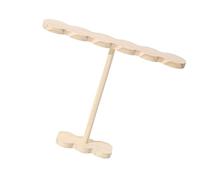 Tmboryuu Cremagliera di gioielli artistica con base in legno tiene collane bracciali anelli elegante camera da letto Vanity Decors per ragazze stand gioielli per gli amanti della moda