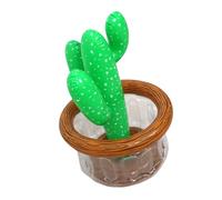 Tmboryuu Divertente e pratico secchiello per il ghiaccio a forma di cactus per feste in acqua con ampio spazio per bevande accessorio portatile divertente per piscina