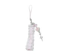 Tmboryuu Dolce Nastro Cuore Croce Telefono Fascino Cinghie Appendi Auto Pendenti Moda Borsa Decorazione Cordicella Accessori Della Borsa Del Telefono Pendente Cinghia Cordino Per Cartoon Charm Catena