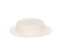 Tmboryuu Elegante modisteria Fascinator Guarnizione Cappello Base per Trucco Festa Cappello Fascinator Multicolore Piccole Dimensioni Fascinator Cappelli per Bambine, Beige, Taglia unica