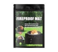 Tmboryuu Grande BBQ Grills Pad Impermeabile A Prova di Olio Doppio Lato Ritardante di Fiamma Stuoia di Cottura Per Pavimento E Erba Grande Fuoco Grill Mat Per Il Backyard