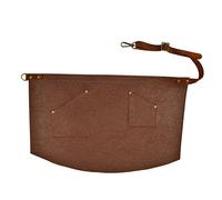 Tmboryuu Grembiule in pelle PU con cinturino regolabile in vita con tasche per donne uomini ristorante server chef cameriere grembiuli bianco in vita grembiule per le donne, tipo a, Taglia unica