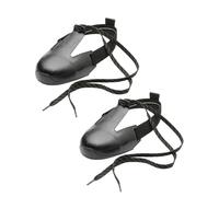 Tmboryuu Heavy Duty Puntale In Acciaio Protezioni Per Lavoro Boot Resistente all'usura Puntali In Pelle Coperture Fit On Shoe Size 36 46 Pelle Lavoro Covers Con Punta In Acciaio, B, Taglia unica