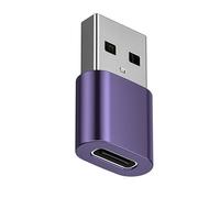 Tmboryuu Il convertitore porta USB C in metallo supporta il trasferimento dati di ricarica veloce tra dispositivi con oltre 10000 cicli di durata da tipo C femmina a USB maschio