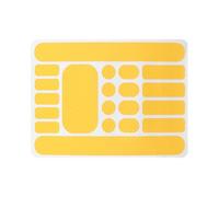 Tmboryuu Impermeabile Ciclo Telaio Protector Film Contro Graffi Gluey Guard per Strada Velocipedi Ellipsoidal Orbicular Designs Cycle Frame Security Label