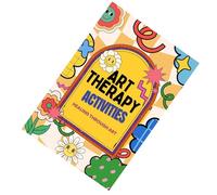 Tmboryuu Libro di lavoro terapeutico per la salute mentale, rilegatura a doppia spirale, diario di pensiero, pianificatore di benessere, libro di attività per il benessere emotivo, diario artistico