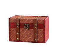 Tmboryuu Portagioie portatile Orecchini Scatola di Visualizzazione Anelli Vintage Scatola di Immagazzinaggio Collane Organizzatori Caso di Gioielli Struttura di Legno di Immag