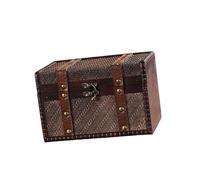 Tmboryuu Portagioie portatile Orecchini Scatola di Visualizzazione Anelli Vintage Scatola di Immagazzinaggio Collane Organizzatori Caso di Gioielli Struttura di Legno di Immag