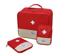 Tmboryuu Set organizzatori farmaci per la Famiglia Multicolore è caratterizzato da Un Tessuto Oxford Resistente agli Strappi, Perfetto per Set organizzatori farmaci per la Preparazione alle