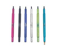 Tmboryuu Set professionale di 6 punzoni a doppia testa in alluminio codificato a colori, set di punzoni per la riparazione di gioielli per orologi