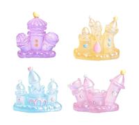 Tmboryuu Statuette principesse luminescenti da sogno Statua ornamento per case delle bambole Decori microlandscape fiabe Case delle principesse Statue