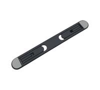 Tmboryuu Supporto per computer portatile a doppia altezza, telaio pieghevole, base autoadesiva, fori di ventilazione per una gestione efficiente del calore, altezza regolabile, supporto di