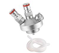 TMCRAFT Mini Keg Dispenser, in acciaio inox, entrambe le sfere Lock Speer, attacco per birra con tubo da 130 cm per Growler