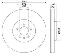 TMD Friction Services 92143903 Disco freno