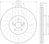 TMD Friction Services 92199703 Disco freno