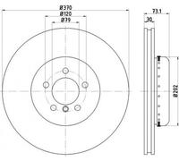 TMD Friction Services 92265325 Disco freno