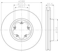 TMD Friction Services 93260603 Disco freno