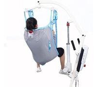 Tmendy Imbracatura per Sollevatore Disabili - Imbracatura Standard per Sollevapersone con Apertura Comoda per Bariatrica, Assistenza Infermieristica, Anziani, Disabili Large