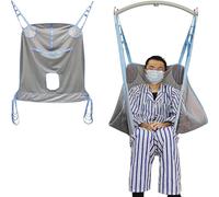 Tmendy Imbracatura per Sollevatore Disabili - Imbracatura Standard per Sollevapersone con Apertura Comoda per Bariatrica, Assistenza Infermieristica, Anziani, Disabili L