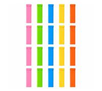 TMEOPR 20 Pezzi Chiudi Sacchetti, Food Storage Bag Clips, 11cm Mollette Chiudi Sacchetti Clip, Chiudi Sacchetti Cucina Clip, per Snack, Caffè, Caramelle (4 Colori)