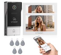 TMEZON 1080P WiFi Sistema Videocitofono Con 7" Touch Monitor Telecamera Esterna