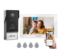 TMEZON 2 FILI VIDEOCITOFONO FHD SCHERMO TOUCH 7'' CONTROLLO REMOTO SBLOCCO RFID