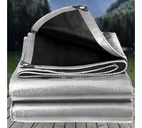 TMGJShd Telo Impermeabile per Carichi Pesanti Rivestimento su Due Lati con Occhielli Rinforzati Multiuso Adatto per Mobili da Esterno E da Giardino, Supporta La Personalizzazione. (2m*9m|165g/m²)