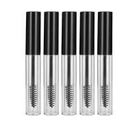 TMISHION 5 Pezzi Tubo Vuoto Della Mascara, 3 ml Plastica Riutilizzabile di Tubo Vuoto per Lipgloss, Tubo per Contenitori Vuoti con Corpo Trasparente Ciglia Vuote Tubo per Contenitore per Mascara