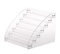 TMISHION Espositore per smalti per unghie, 6 tipi Espositore per smalti per unghie Espositore per cosmetici Custodia per smalto durevole Espositore trasparente in acrilico (sette strati)