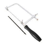 TMISHION Seghetto a Forma di U Regolabile seghetto Utensili a Mano Fai da Te 12pcs Lame per Sega a Spirale per Gioielli Artigianali Strumento Sega(Saw Plus 12 Saw Blade)