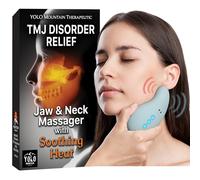 Yolo Mountain Therapeutic TMJ Relief Products - Massaggiatore per mascella e collo, con modalità di calore lenitivo, strumento di massaggio brevettato TMJ, 10 modalità di vibrazione delicate, allevia