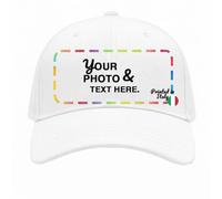 TMK Cappello da Baseball Basket Vintage Invecchiato Unisex cod.2026 (1, Bianco-Personalizzato)