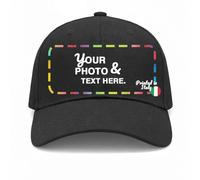 TMK Cappello da Baseball Basket Vintage Invecchiato Unisex cod.2026 (1, Nero-Personalizzato)