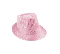 TMK Cappello Elegante con Pailettes Scintillanti Elegante Multicolore e Multipack cod.71300 (IT, Testo, Taglia Unica, 12pz, Rosa)