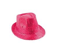 TMK Cappello Elegante con Pailettes Scintillanti Elegante Multicolore e Multipack cod.71300 (IT, Testo, Taglia Unica, 12pz, Fucsia)