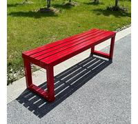 TMKDNNKG Panca in Metallo per Esterni, Resistente alle intemperie e Durevole, Supporta 880 libbre, Ideale per Giardino, Patio, Bordo Piscina, Cortile, Prato o posti a Sedere sul Ponte