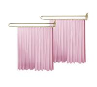 TMKDNNKG Tenda divisoria per Salone di Bellezza, Asta di Supporto Lunga a Forma di U, divisorio Traslucido per Soggiorno, Sala da Pranzo, Adatta per Salone di Bellezza, Clinica, Camera da Letto condi