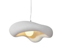 TMKOO Lampada A Sospensione Creativa Wabi-sabi Lampada A Sospensione Creativa Irregolare E27 A Forma Di Nuvola Lampadario Bianco Illuminazione Interna Regolabile Decorazione Per La Sala Da Pranzo(60cm