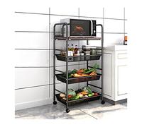 TMMLIJIPL Cremagliera di stoccaggio per fessure da cucina dal pavimento al soffitto carrello multistrato per frutta e verdura rack stretto per frigorifero mensola portaoggetti mensole da cucina