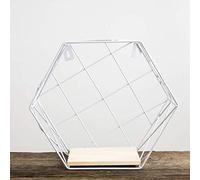 TMMLIJIPL Mensole galleggianti da parete mensola da parete mensola galleggiante a parete in filo metallico e mensola galleggiante in legno espositore per dischi supporto per piante e fiori (colore: D)